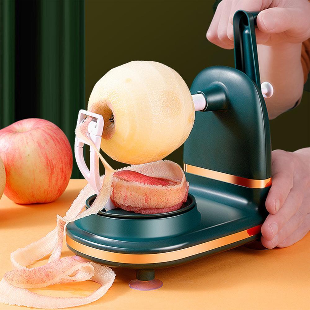 Hand Cranked Apple Peeler Machine, Manual Fruit Peeler Slicer and Rotating Kitchen Peeling Machine for Apples, Potatoes and Pears, Easy Use Kitchen Gadget for Peeling, Coring and Slicing Fruit for Baking, Snacks, Pies and Daily Food Prep Hand Cranked Apple Peeler Machine, Manual Fruit Peeler Slicer and Rotating Kitchen Peeling Machine for Apples, Potatoes and Pears, Easy Use Kitchen Gadget for Peeling, Coring and Slicing Fruit for Baking, Snacks, Pies and Daily Food Prep
