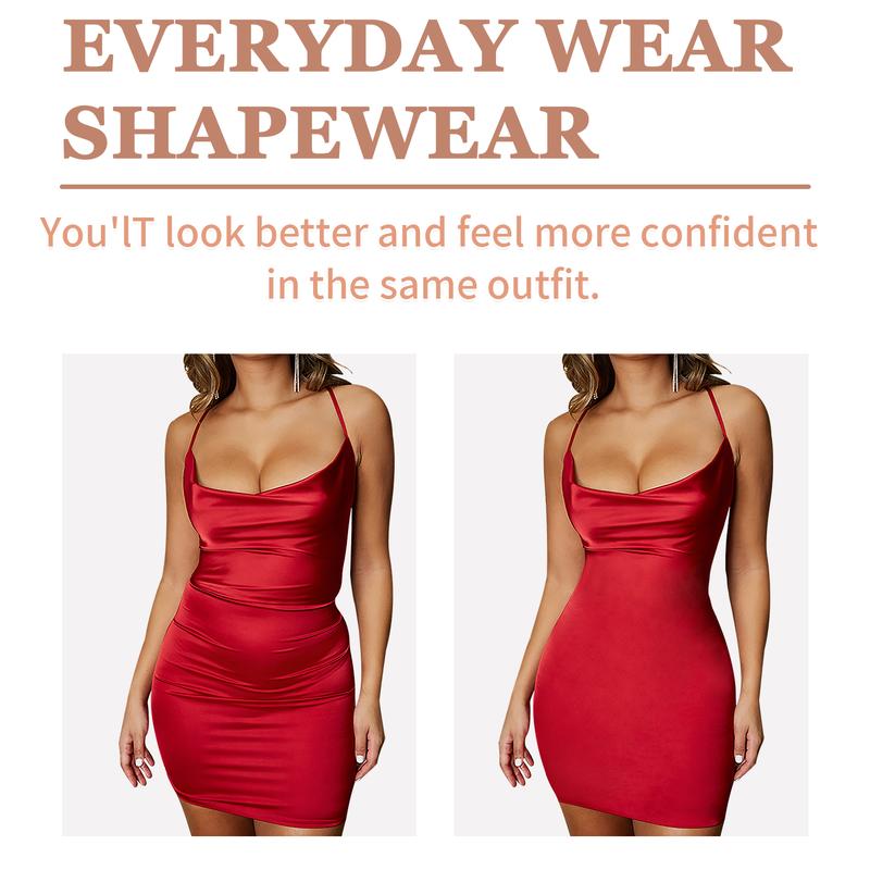 Werena Womens Shapewear Shorts Tummy Control Body Shaper Underwear Shaping Boyshorts Seamless Shorts Under Dresses