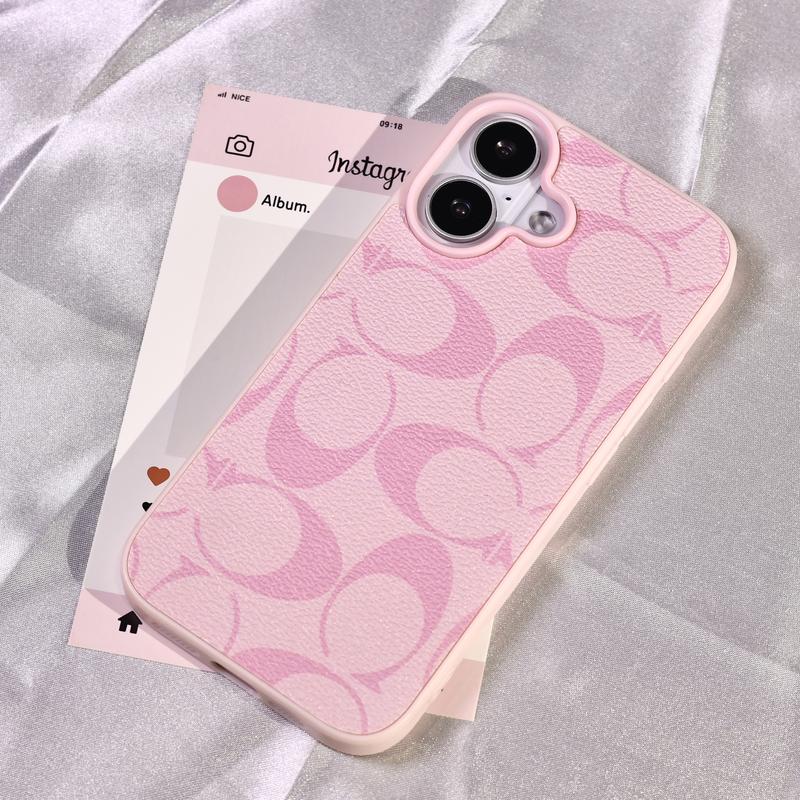 Suitable for iPhone 17，16, 15, 14, 13, 12, 11 Pro Max, high-end leather pattern phone case, iPhone 16 Plus, 15 Plus leather phone case for both boys and girls, shockproof phone case