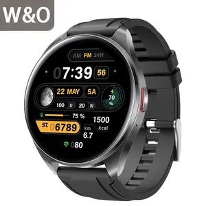 W&O Smart Watch for Men & Women, Wireless Calling Dialing 100+ Sport Modes Fitness Tracker with Various APP Reminders Call Message Reminder Touch Screen Compatible with iPhone Android Wearable Smart Bracelet Digital Wristwatch Fall Gift