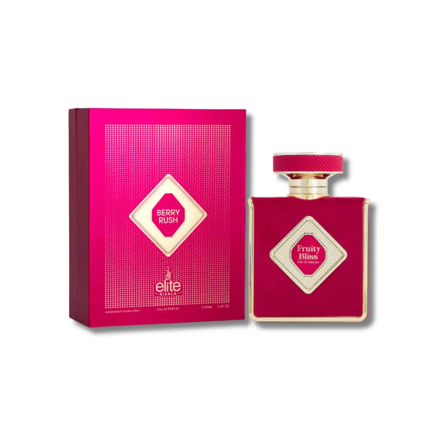 Risala Fruity Bliss Eau De Parfum (3.4 fl oz) - Women's Adult Fragrance, Aromatic Sweet, Berry Floral, Strawberry Musk Gourmand, Fresh Aroma Scent, Single Item (3-3.9 fl oz), Aromatic Sweet Fruity, Berry Floral Fruity