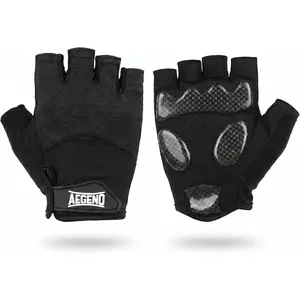 Aegend Half Finger Cycling Gloves for Men & Women, Anti-Slip Shock Absorbing Palm, Breathable Fingerless Gloves for Cycling, Motorcycle Riding, Driving, Fitness & Outdoor Sports