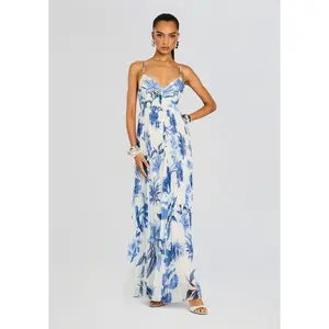 Gabi Pleated Maxi Dress