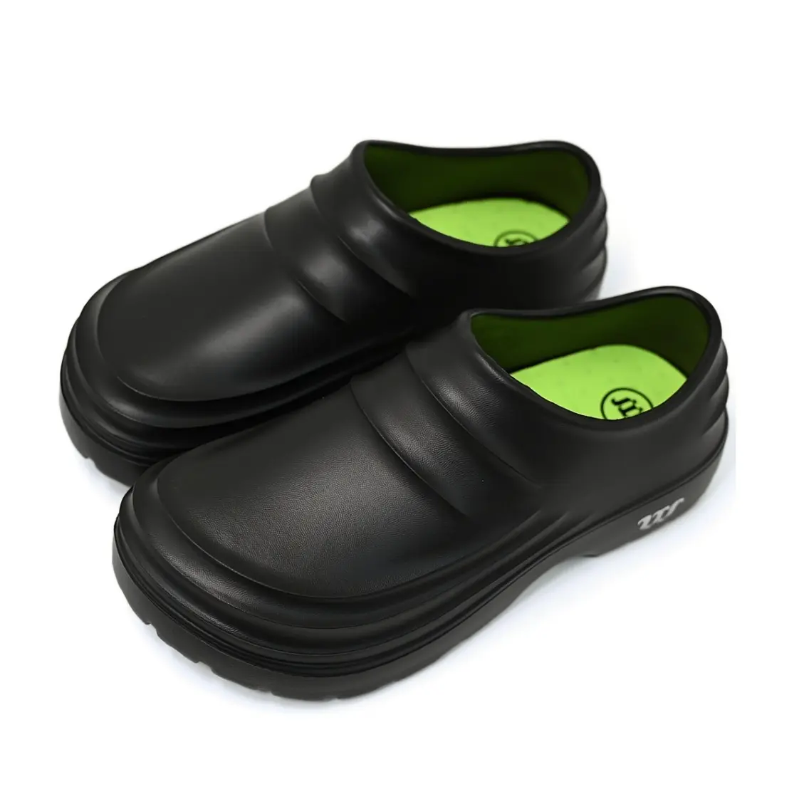 Women's Chef-Design Slip-Resistant EVA Work Clogs, Thick Cushioned Insole, Lightweight Waterproof Walking Shoes for Kitchen & Garden Use (Unisex Fit)
