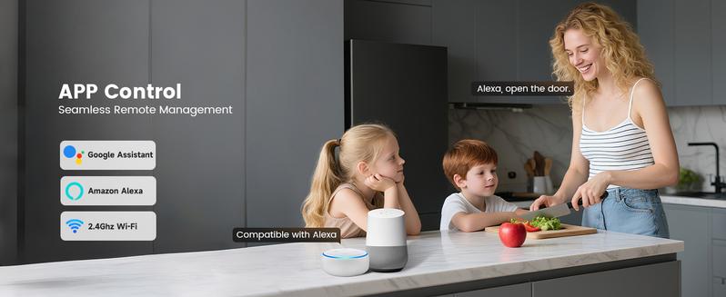 Smart Lock with Camera, 3-in-1 WiFi Doorbell Keyless Entry Door Lock, Deadbolt Lock for Front Door, Fingerprint, Keypad Code, App Control, IP65 Waterproof, BHMA, Support Alexa&Google Assistant