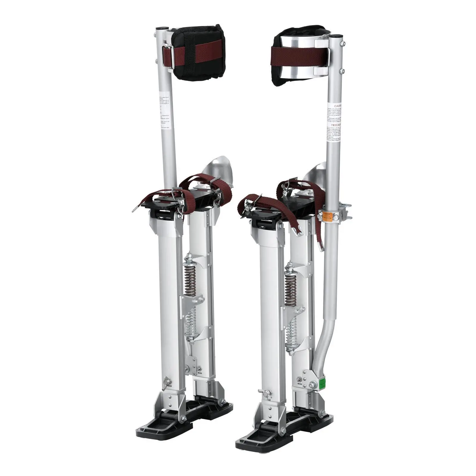 【SummerFinds】VEVOR Drywall Stilts,  , 18''-30'' Adjustable Aluminum Tool Stilts with Protective Knee Pads, Durable and Non-slip Work Stilts for Sheetrock Painting, Walking, Taping, Silver