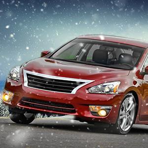 Nilight Fog Light Assembly Compatible with 2013 2014 2015 Nissan Altima Clear Lens w/H11 12V 55W Bulbs