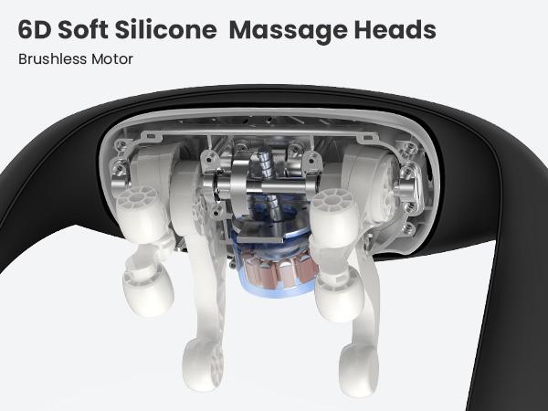 Wireless Neck Massager with Heat, Nekteck 6D Cordless Shiatsu Neck and Back Massager, for Pain Relief Deep Tissue, Ideal Gift for Men and Women