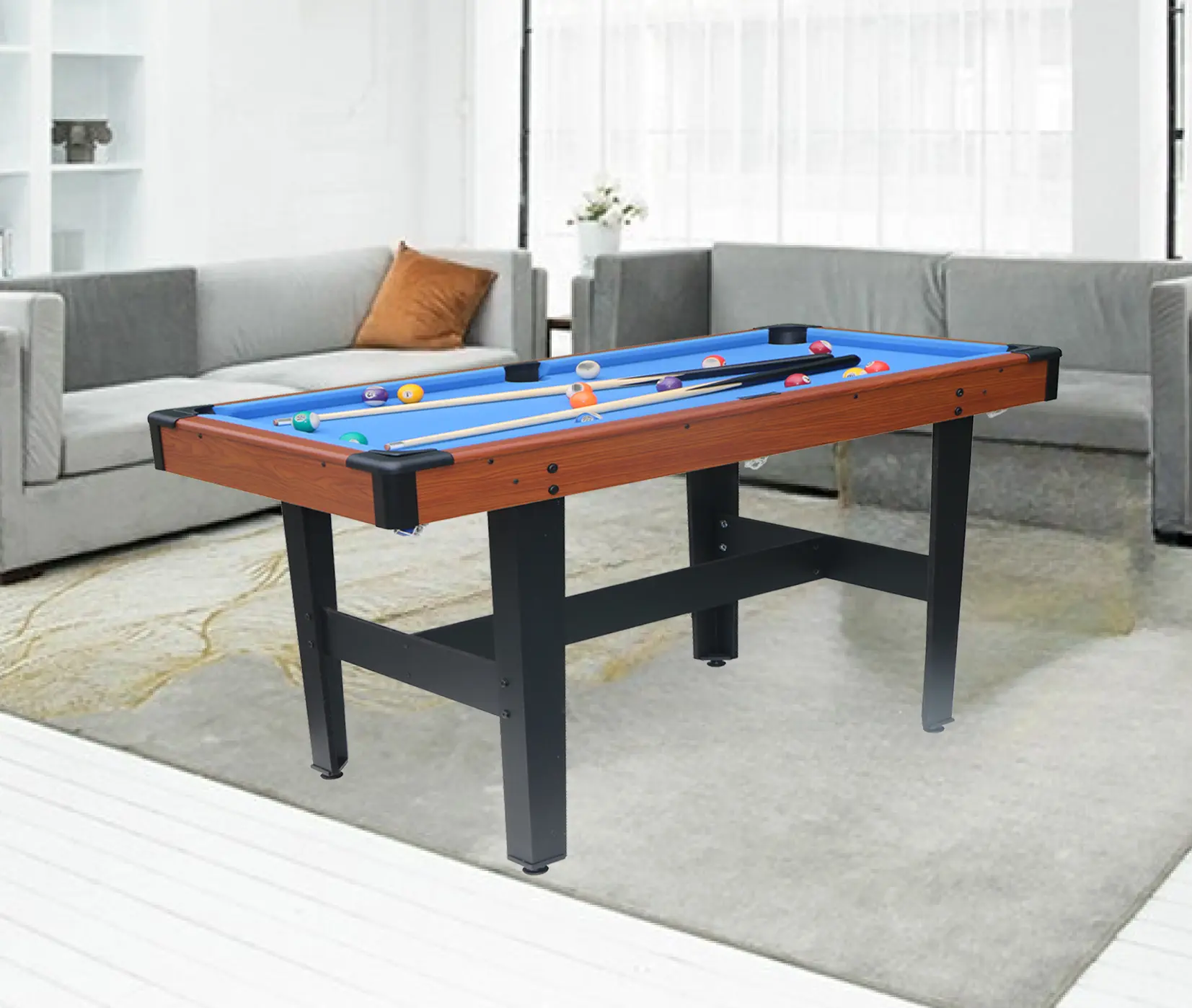 SAVEYOUR 3-in-1 Combo Game Table, 48 Inch Multi Functional Game Table Set, Billiards Pool Table, Glide Hockey & Table Tennis All In One, Perfect for Home Game Room Family Leisure