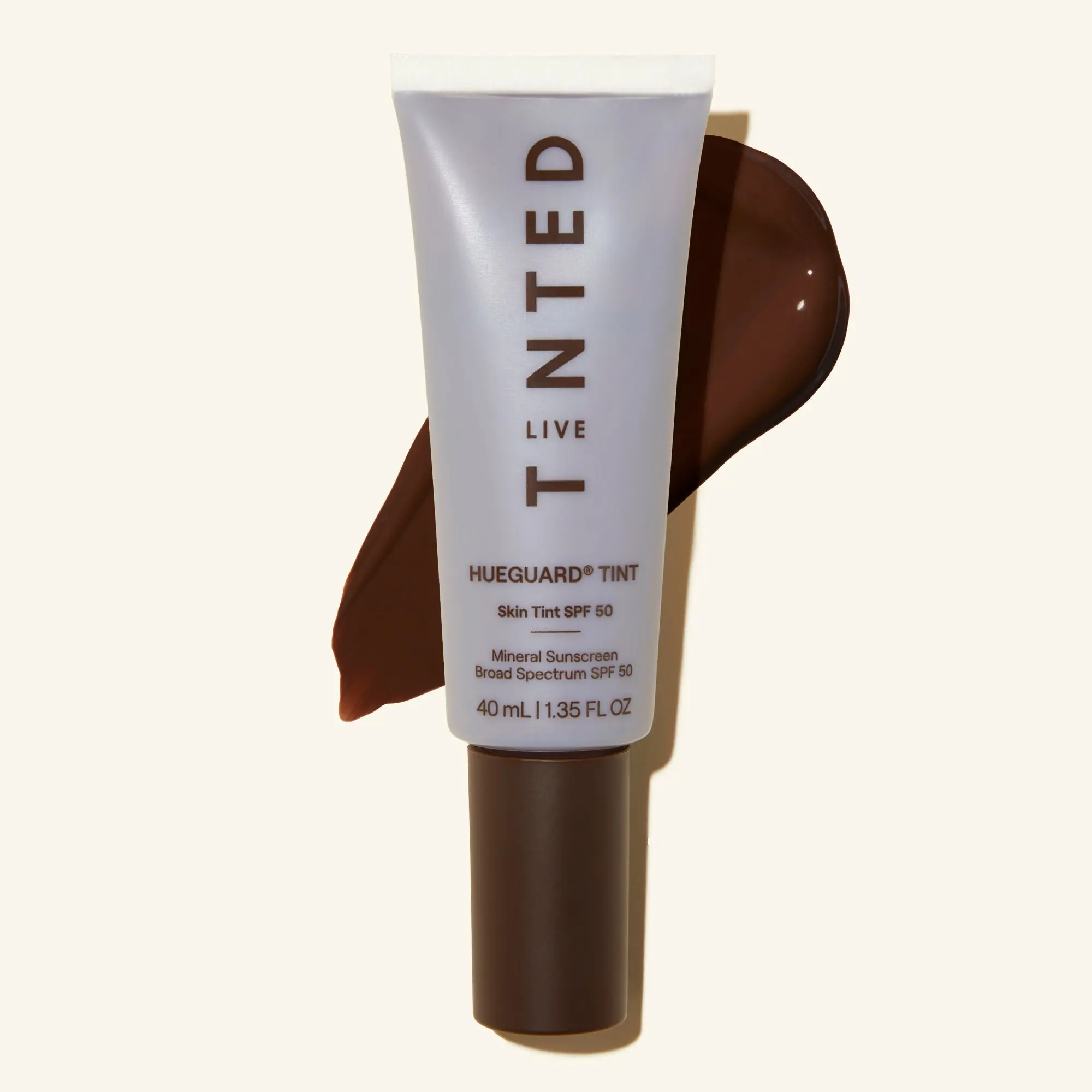 Live Tinted HUEGUARD Skin Tint SPF 50 Mineral Sunscreen with Light to Medium Coverage