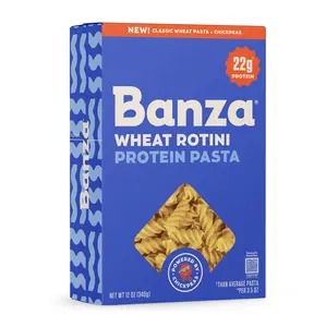 Banza Wheat Rotini Pasta - High Protein Pasta 8 oz