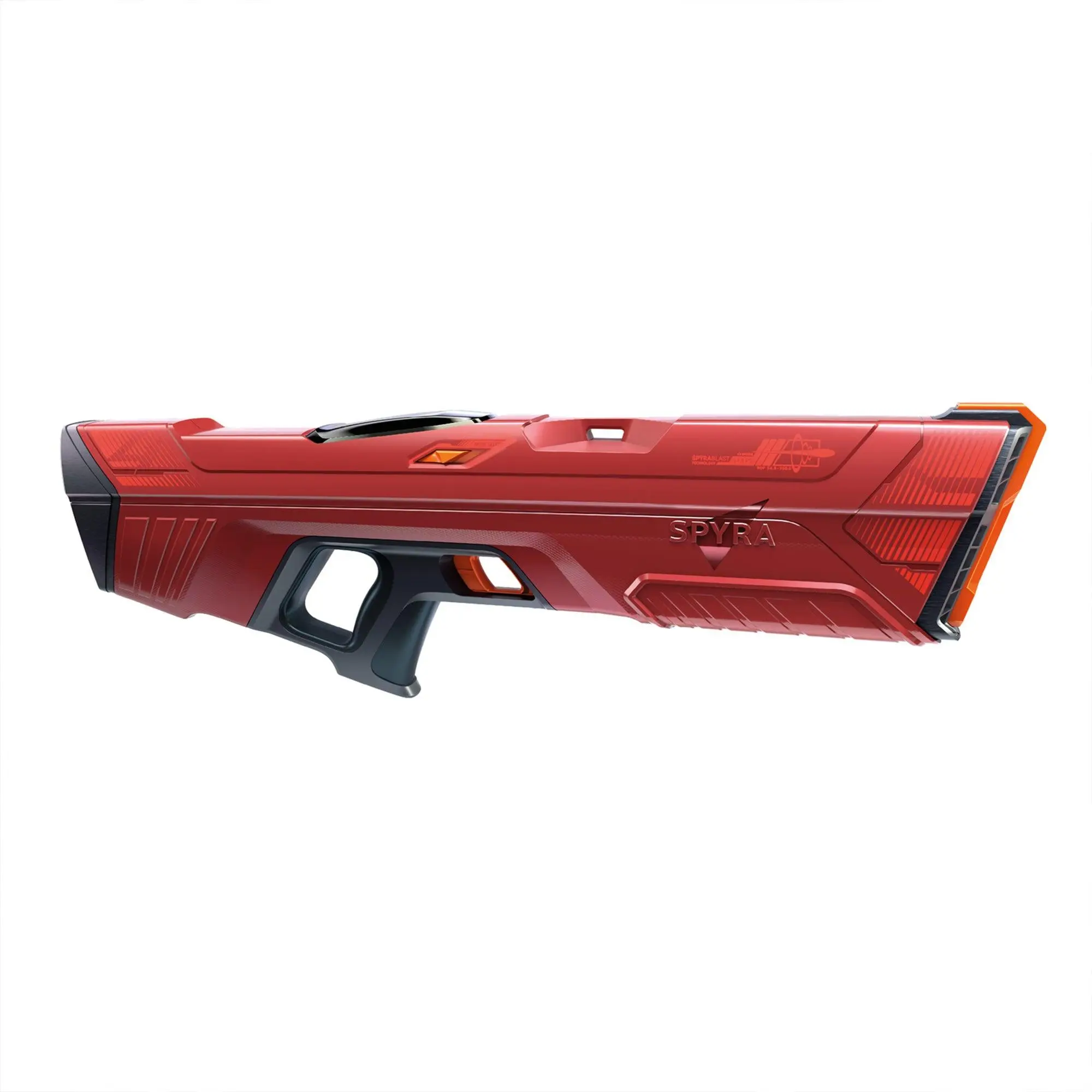SPYRA Electric Water Blaster Outdoor Squirt Gun for Pool Games, SpyraFour, Red