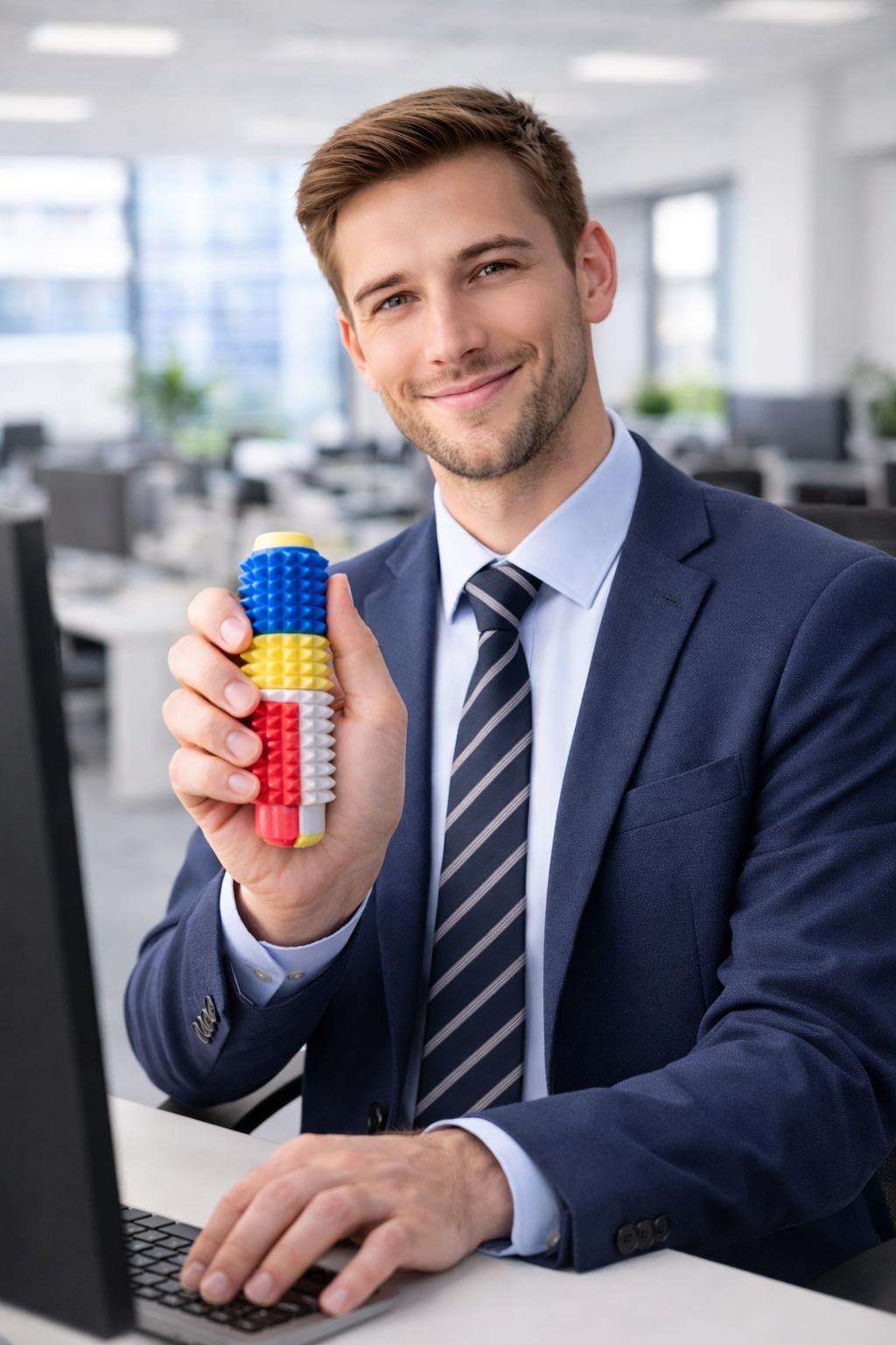 5-in-1 Stim Fidget Keychain | 3D Printed Portable Stress Relief Toy with Button Clicks, Spinners & Spiky Grip | Pocket Mini Sensory Fidget for Adults, Novelty Gift 5-in-1 Stim Fidget Keychain | 3D Printed Portable Stress Relief Toy with Button Clicks, Spinners & Spiky Grip | Pocket Mini Sensory Fidget for Adults, Novelty Gift