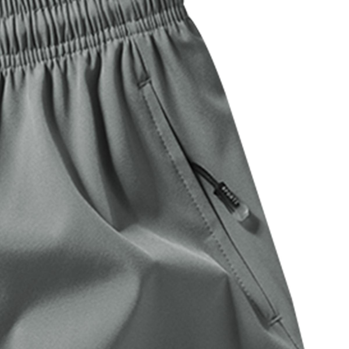 Men's breathable casual two-piece shorts with zippered pockets to prevent items from falling during sports, suitable for outdoor running, gym workouts, basketball quick-dry comfortable shorts