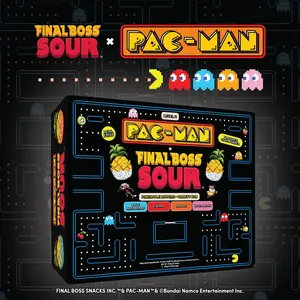 Pacman x Final Boss Sour: Pineapple Dippers (1 or 4 Pack)