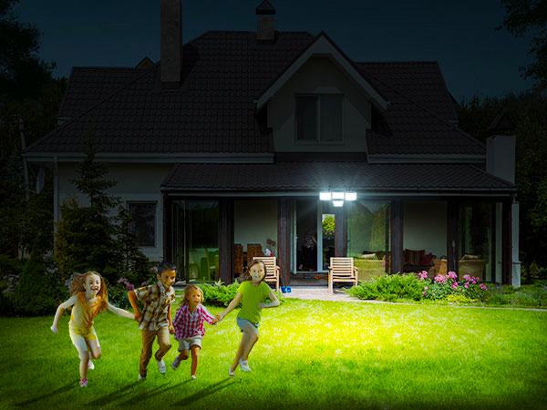 Solar Outdoor Lights 3000LM 238LED Security Lights 3 Heads Motion Sensor Spotlights with 3 Modes IP65 Waterproof 6500K for Yard Garden Driveway Porch Garage Patio Gifts,Thanksgiving & Christmas Gifts
