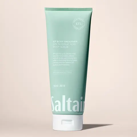 Saltair KP Body Smoother – 10% Glycolic Acid Body Exfoliator – Glycolic Acid, Volcanic Sand & Cellulose – Fragrance Free – Clears Bumps & Smooths Skin - 10 fl oz