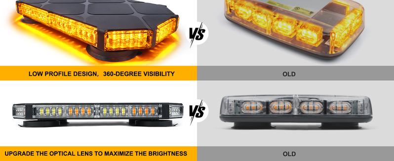 DIBMS 56 LED Roof Strobe Beacon Lights Strip Roof Hazard Warning Emergency Safety Flashing Lights, Amber/White Emergency Rooftop Strobe Lights Bar,Men's Car Accessories,Father's Day gift, amber car lights Dual Color LED Emergency Strobe Lights DIBMS 56 LED Roof Strobe Beacon Lights Strip Roof Hazard Warning Emergency Safety Flashing Lights, Amber/White Emergency Rooftop Strobe Lights Bar,Men's Car Accessories,Father's Day gift, amber car lights Dual Color LED Emergency Strobe Lights