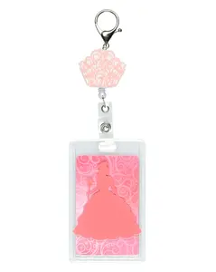 Wicked Retractable Reel Lanyard Glinda The Good Witch ID Badge Holder Keychain