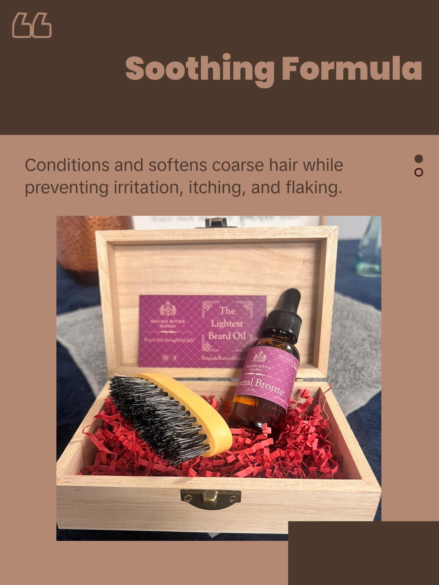 Beard Growth Oil with Comb Gift Set