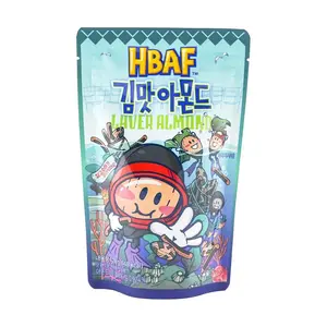 HBAF Korean Seaweed Almond Crisps Snack 120g - Popular Nut Treat