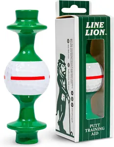 Line Lion Putting Trainer Golf Training Aid for Consistent Roll Precision Start Line & Face Control Portable Indoor Outdoor Putter Practice Equipment Alignment Gate for Short Game Accuracy