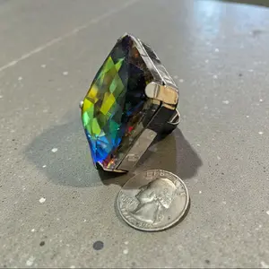 Oversized Multi Color Adjustable Ring ( NO RETURNS NO EXCHANGES)