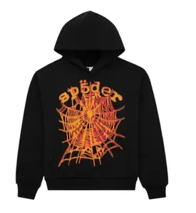 (100% Authentic) Sp5der OG Web V2 Hoodie Black (SKU: ST003FW25BLK)