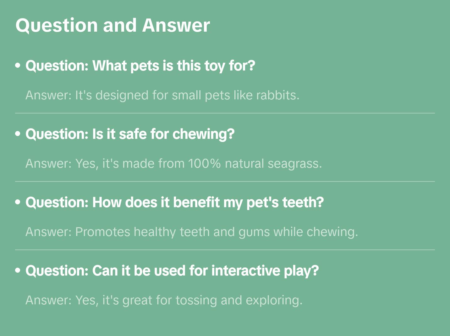 Tiny Paws Seagrass Ring Tiny Paws Seagrass Ring