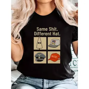 Same Thing Different Hat Cotton T-shirt Trend
