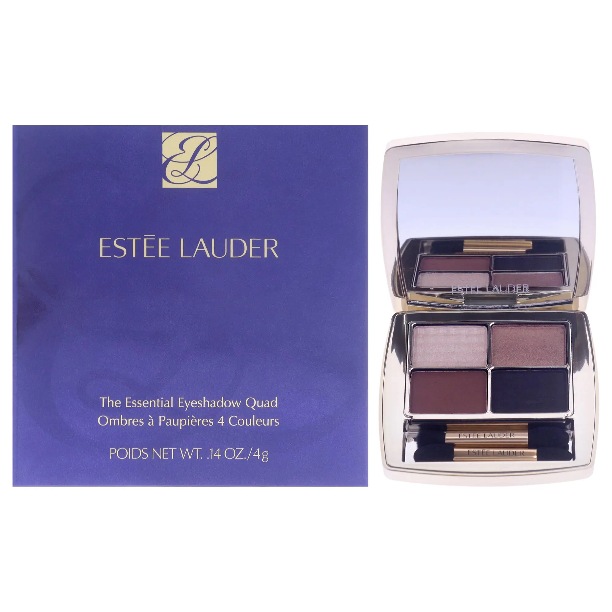 Estee Lauder Prenup Essential Eyeshadow Quad Palette - Women's Makeup, Eye Makeup Compact, 0.14oz Eye Shadow