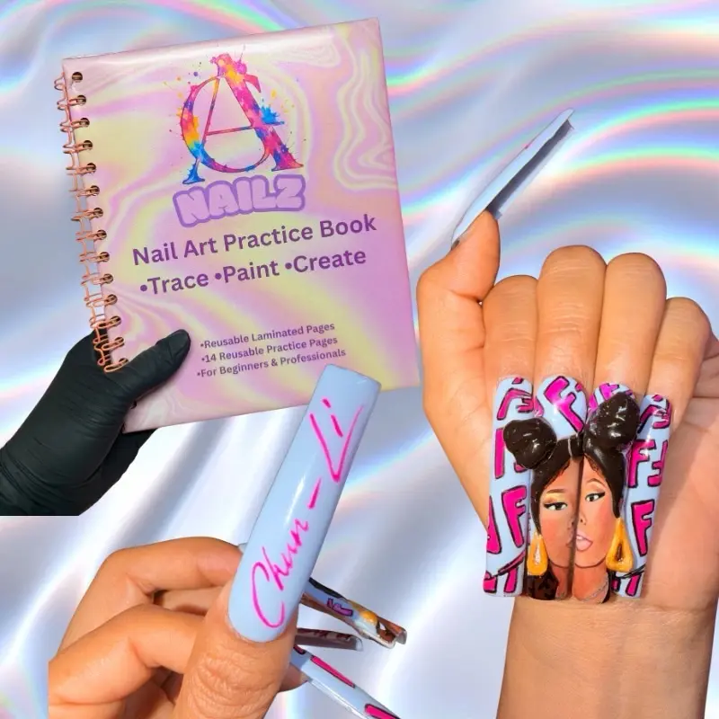 Nail Art Practice Book