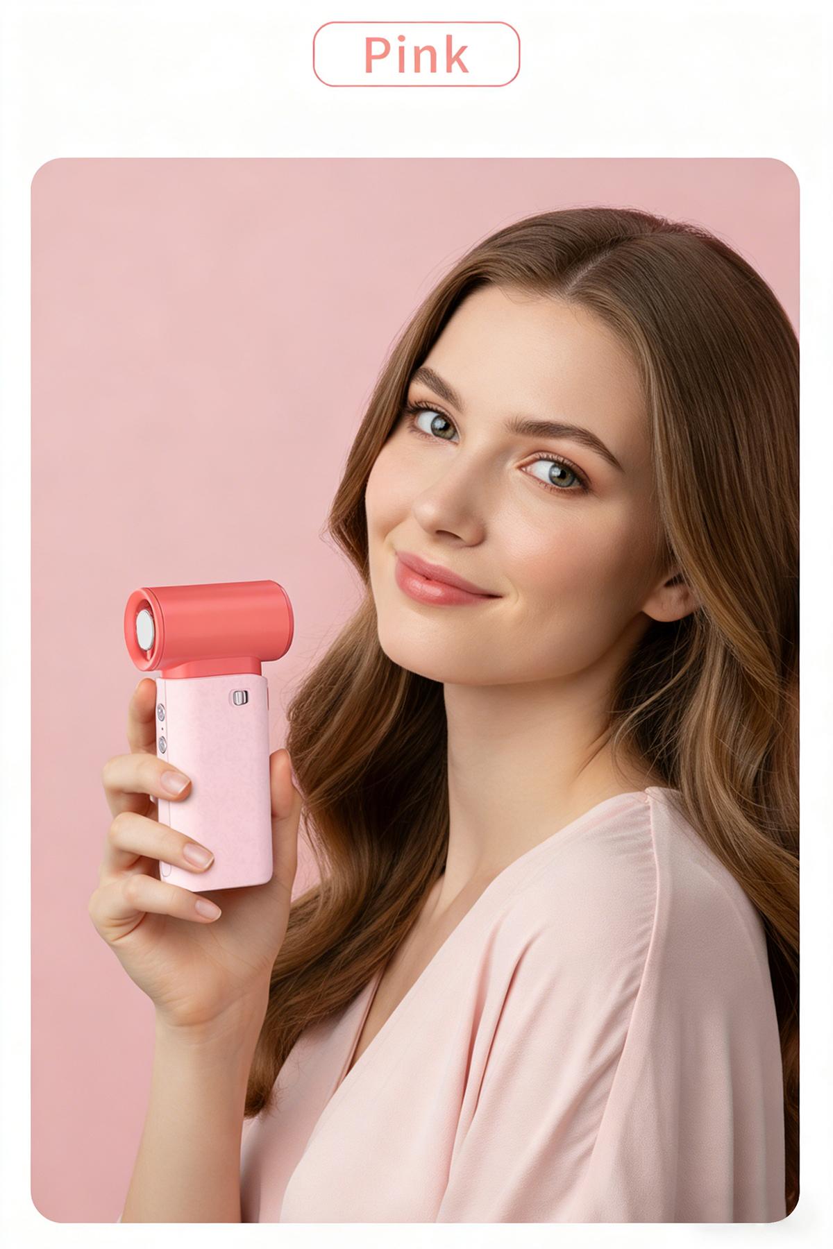 Aibesser Portable Handheld Turbo Ice Fan with 5 Speeds, 3600mAh Battery Operated, Up to 6 Working Hours, USB Rechargeable, 9m/s Wind Speed, Brushless Motor, 15000 RPM, Fan for Outdoor Activities, Travel, Working, Summer Selected Products for Women/Men Aibesser Portable Handheld Turbo Ice Fan with 5 Speeds, 3600mAh Battery Operated, Up to 6 Working Hours, USB Rechargeable, 9m/s Wind Speed, Brushless Motor, 15000 RPM, Fan for Outdoor Activities, Travel, Working, Summer Selected Products for Women/Men