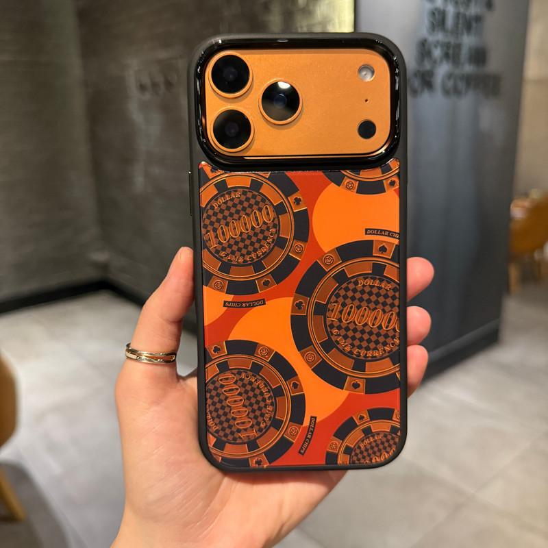 Compatible with for iPhone 17 Pro Max/16 Pro/15 Pro/14/13/12 Pink Leopard, Brown Leopard, Purple Floral Cat  phone case-LJK12-1