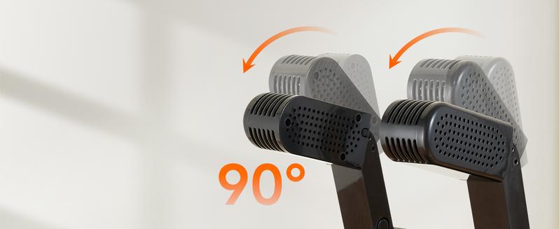 Forlim Heat Blower Boot Dryer with Timer-180° Adjustable Rack for Work Boots/Glove Telescopic Bendable Ports Forlim Heat Blower Boot Dryer with Timer-180° Adjustable Rack for Work Boots/Glove Telescopic Bendable Ports