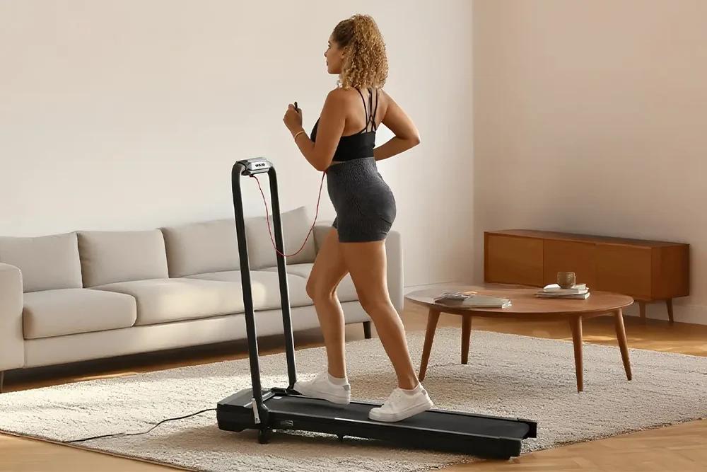Tousains Walking Pad, Under Desk Treadmill, Walking Treadmill 2 in 1 for Home/Office with Remote Control, Portable Treadmill (Black, 1 Year Warranty) TiktokBlackFriday