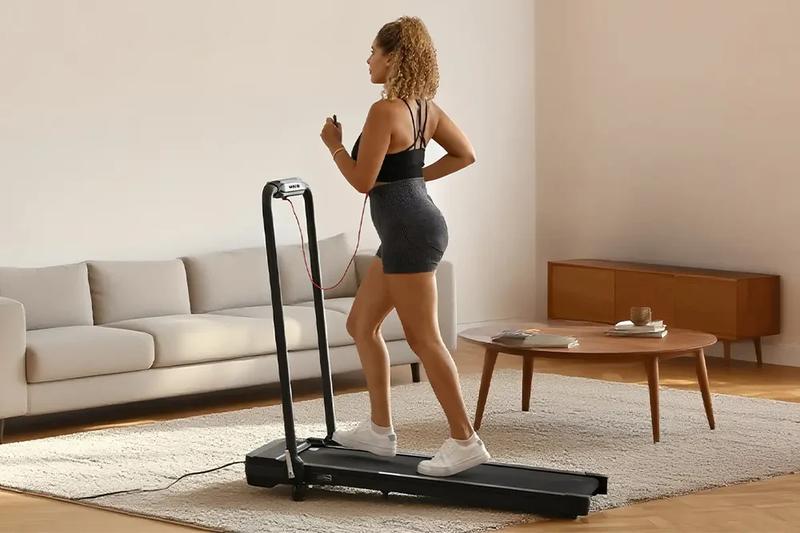 Tousains Walking Pad, Under Desk Treadmill, Walking Treadmill 2 in 1 for Home/Office with Remote Control, Portable Treadmill (Black, 1 Year Warranty) TiktokBlackFriday