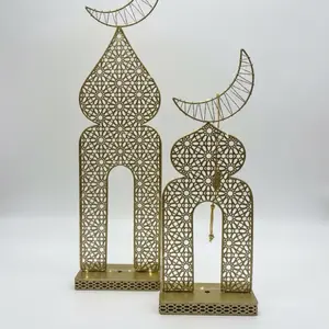 Crescent stand with Moon on top for Ramadan