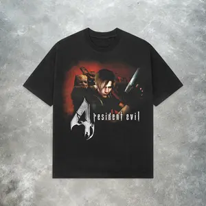 Resident Evil 4 Leon Kennedy T-Shirt, Leon Scott Kennedy RE4 Shirt, Resident Evil 4 Game Merch for Fan