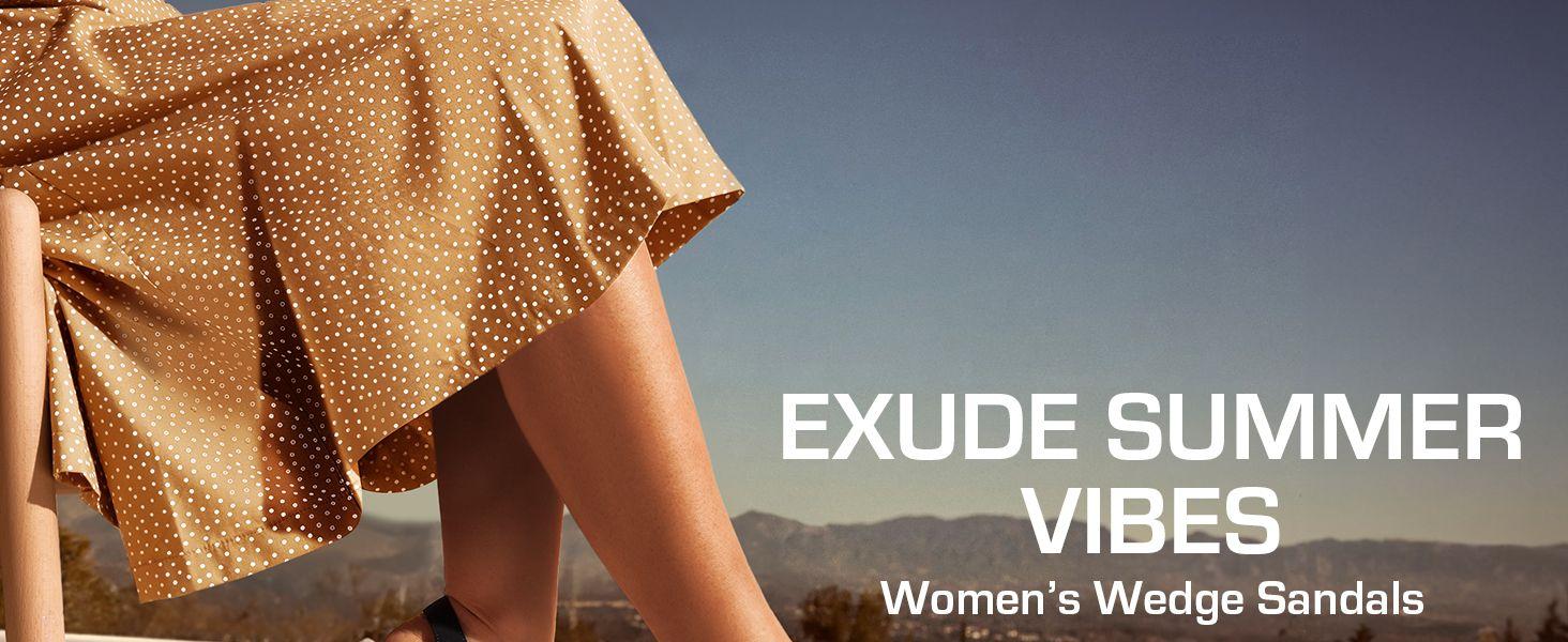 Dream Pairs Women's Elastic Ankle Strap Espadrille Wedge Sandals