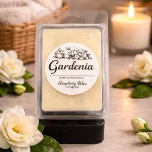 Gardenia Scented Soy Wax Melts-Summer Vibes-For Wax Warmers-Gift For Mom- Candle Decor Fragrance Perfume Freshener Ornaments Aroma Decoration