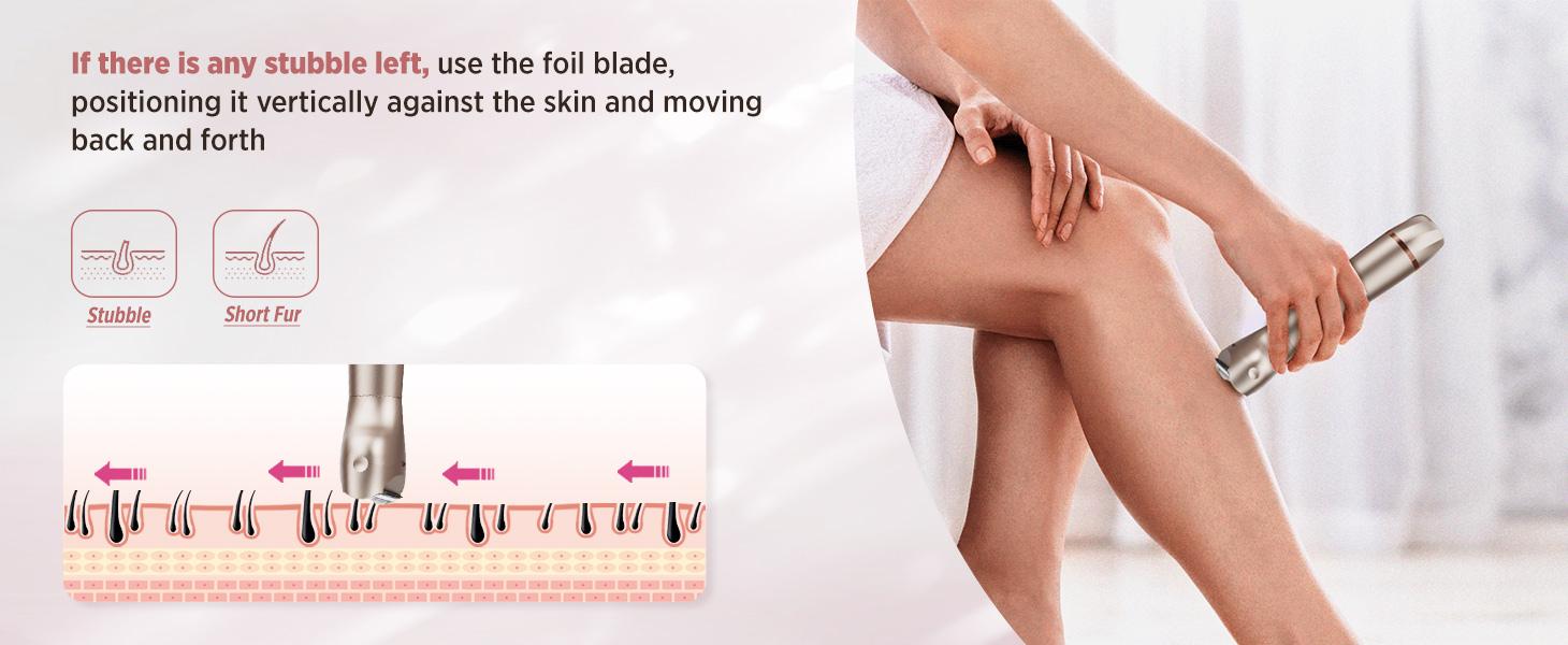 Orchrose Electric Razor- 2 in 1 Shaver & Trimmer for Women,Portable Rechargeable Hair Removal Kit for Face,Body,Leg, Bikini,Underarm &Arm Gift Smooth Comfort ,Rose gold Orchrose Electric Razor- 2 in 1 Shaver & Trimmer for Women,Portable Rechargeable Hair Removal Kit for Face,Body,Leg, Bikini,Underarm &Arm Gift Smooth Comfort ,Rose gold