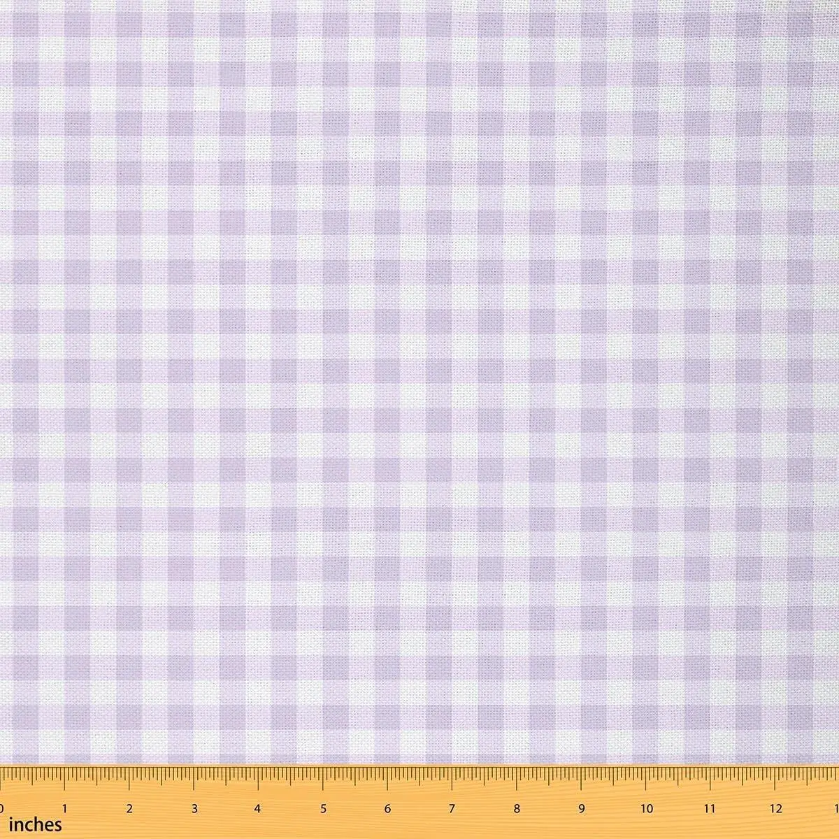 Feelyou Modern Boho Medium Weight Polyester Grid Fabric by the Yard - Non-Stretch, Gingham Weave Checkered Plaid, Women's Sewing Supplies for DIY Projects & Home Crafting, Waterproof Indoor/Outdoor Fabric (Available in Multiple Yards)
