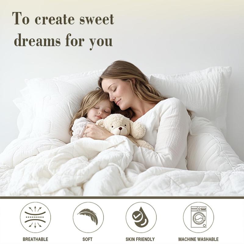 Christmas And Valentine'S Day Themed Black And Red Heart Print, King And Queen Themed Comforter Set, Soft Bedding Set, Includes A Comforter And 1 Or 2 Coreless Pillowcases, Warm And Skin-Friendly, Suitable For Beds, Sofas, Offices, Travel, And Camping.