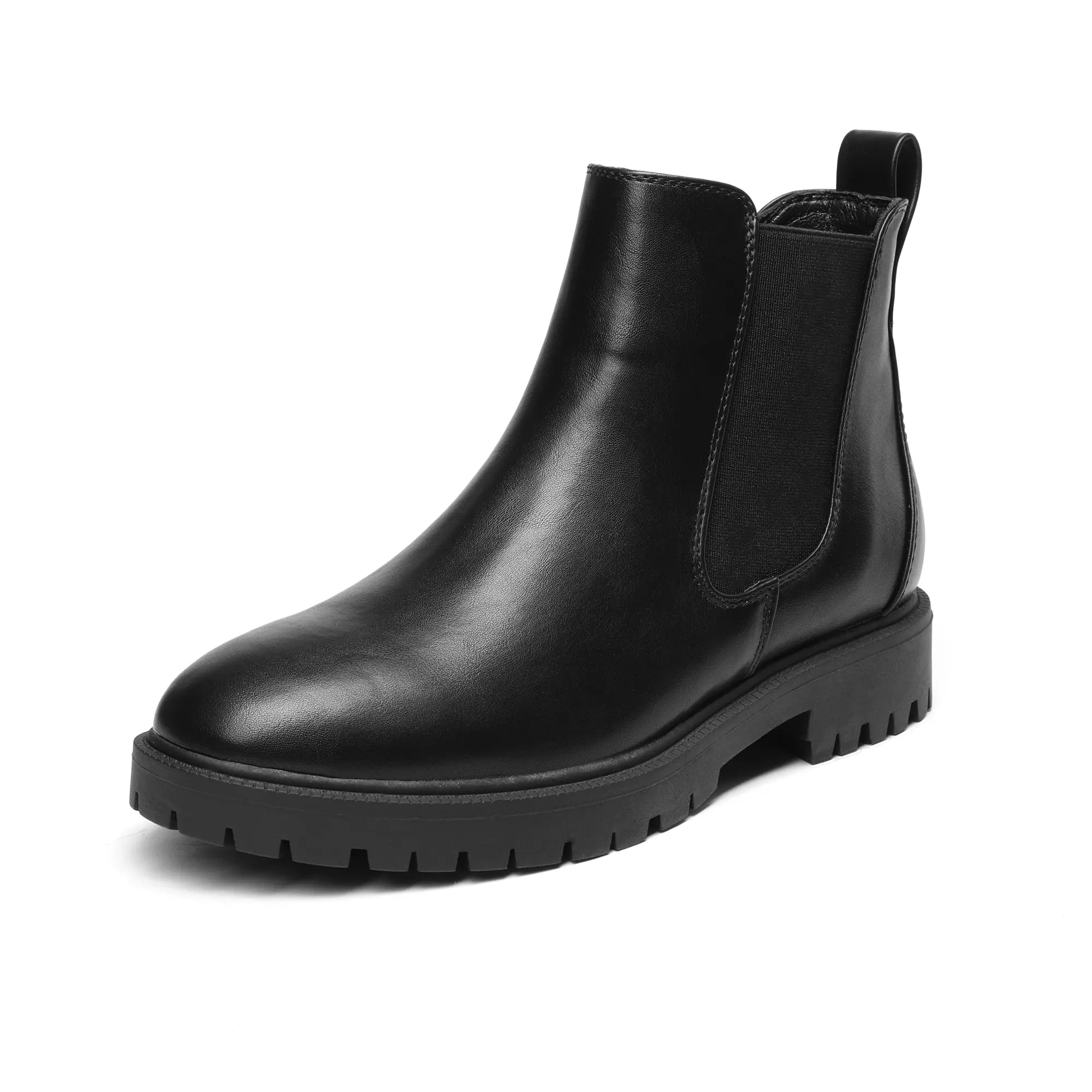 Dream Pairs Women's Classic Chelsea Ankle Booties, Slip On PU Fashion Footwear with a Low Heel and Cushioned Footbed, Footwear Fashion, Smooth Pu Wipes Clean Fast, Alt Outfits, Walking Shoes, Casual, Stylish, Synthetic, Women's Shoes, Soft, Design, Casual