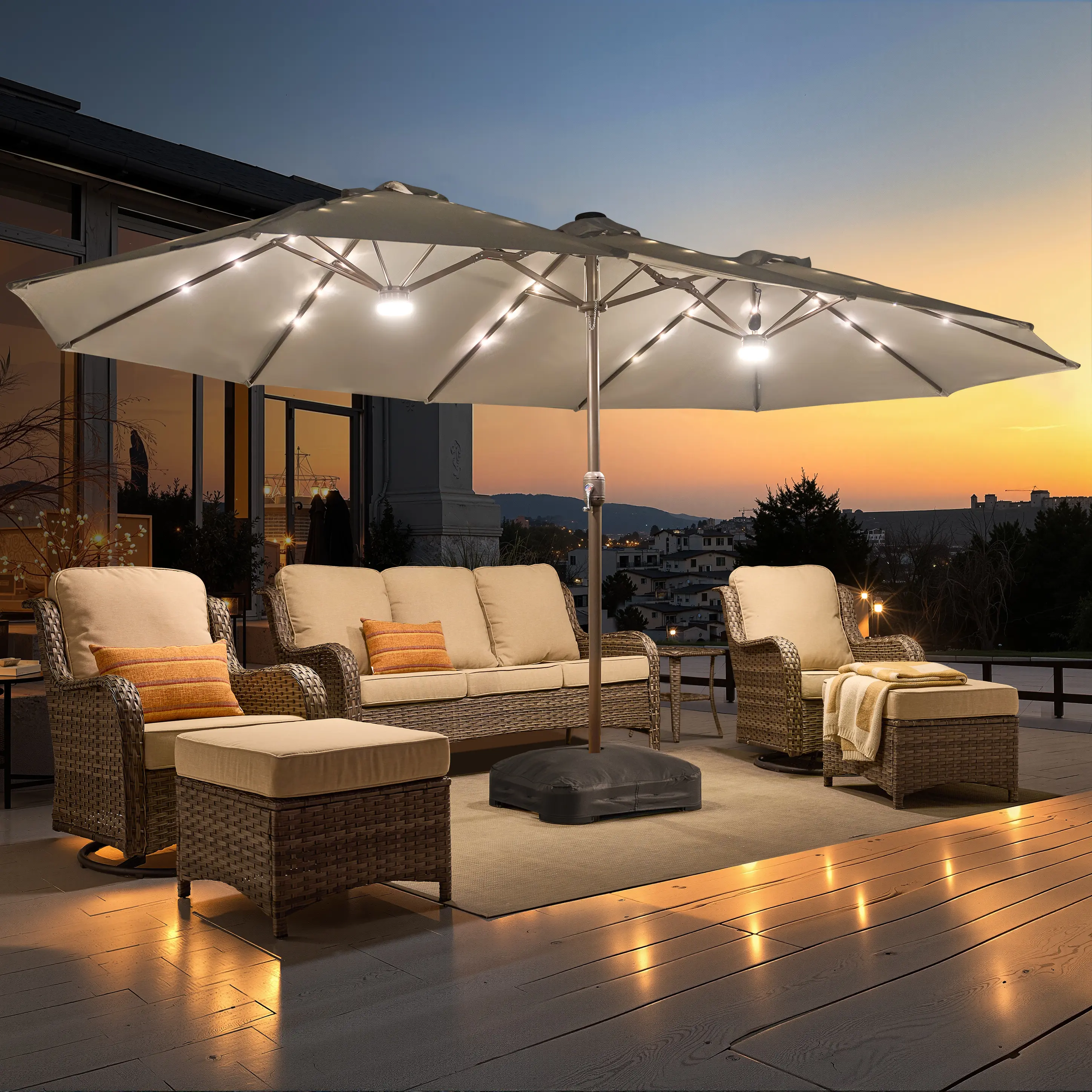 Light Gray | Warm Light Umbrella