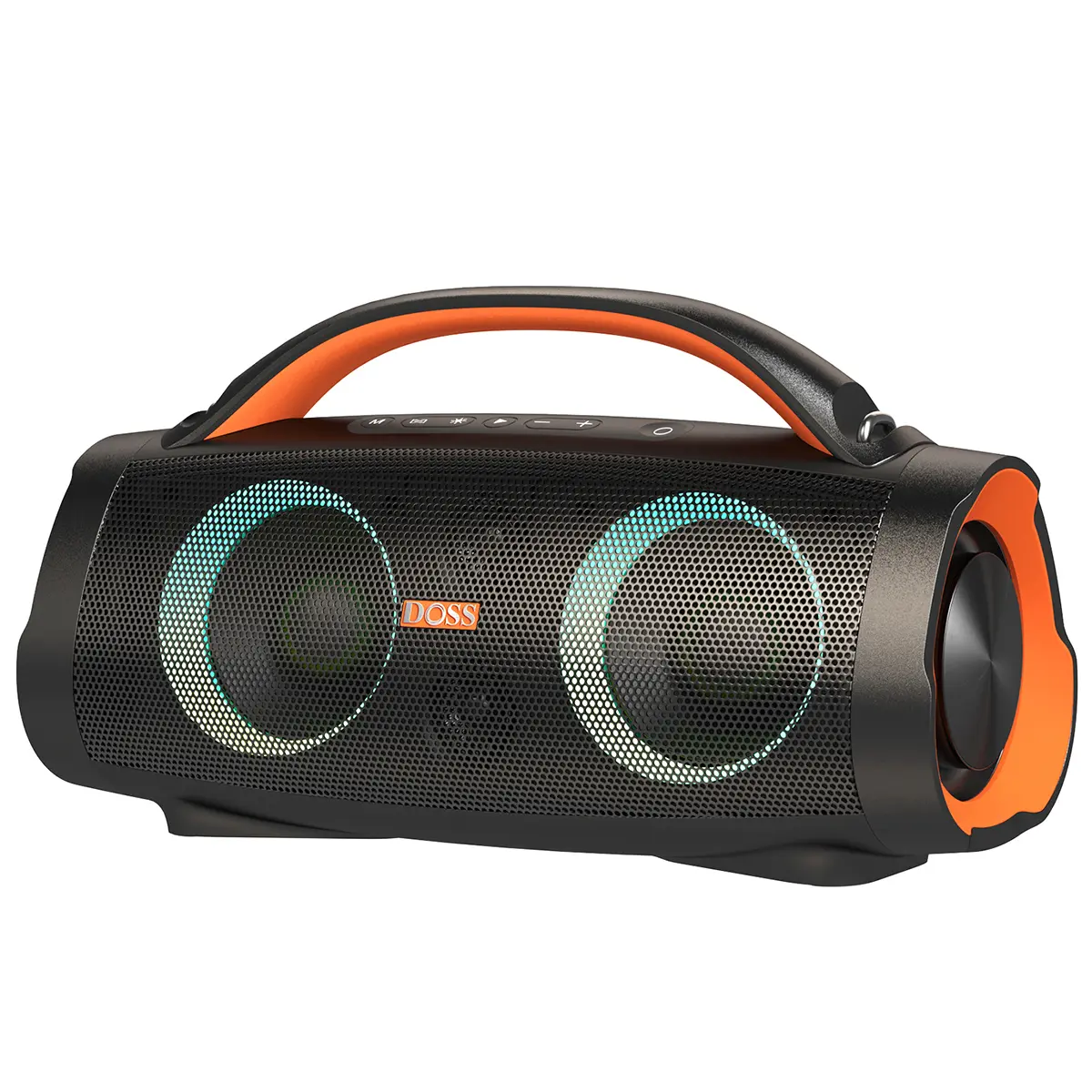 DOSS Extreme Boom+ 100W Stereo Audio Outdoor Bluetooth 5.3 Speaker - IPX6 Waterproof, Durable, Portable, LED Lights, PartySync Mode, USB Rechargeable, Mobile Compatibility, Protection, Outdoor tiktokshopbacktoschool,back to school,back to school haul