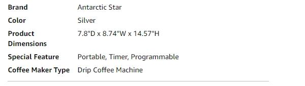 Coffee Maker, Drip Coffee Machine, 14-Cup Glass Carafe, Programmable, Delay Brew, Keep Warm, with Touch Screen, Stainless Steel,Silver