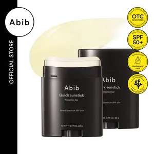[Abib official] Abib Quick sunstick Protection Bar SPF50+ (2EA)｜Lightweight, No Whitecast, Overthemakeup, Korean Skincare, Facial Sunscreen Stick Uv