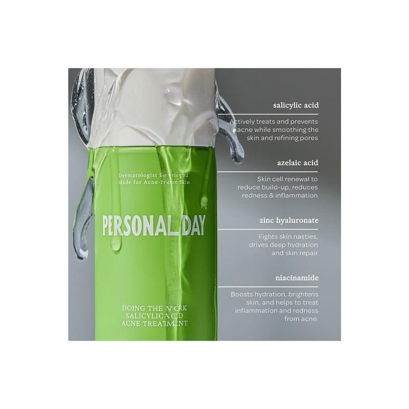 Personal Day Doing The Work Salicylic Acid Acne Treatment